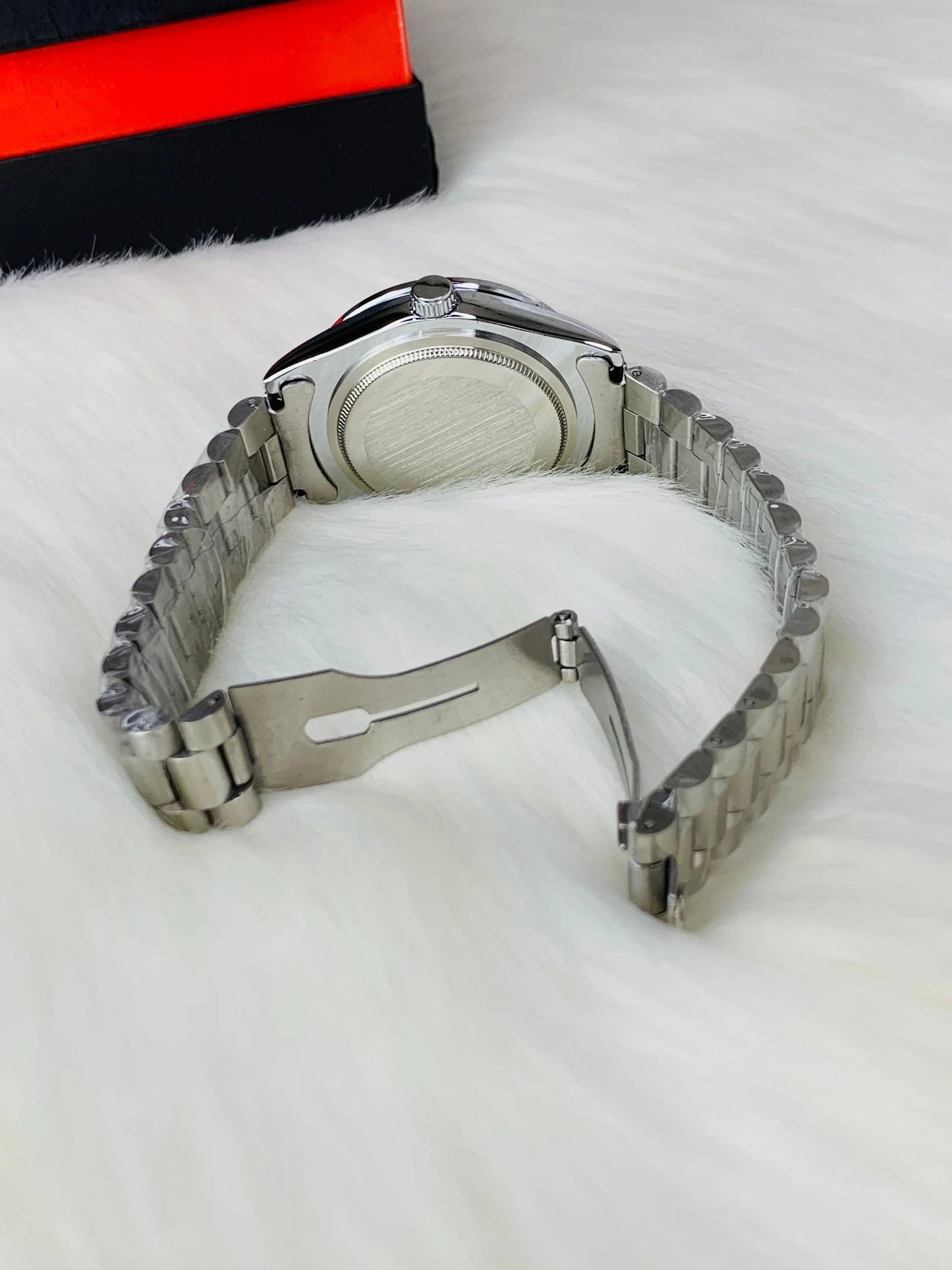 Men - Date Only - Silver With White Dial