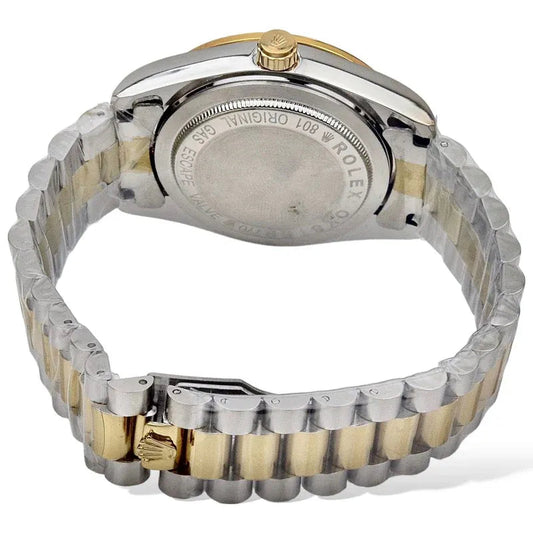 Men - Date Only - Two Tone Golden Dial